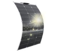 Panneau solaire flexible - 100 W - Monocristallin - Système 12 V - Léger - Adapté pour camping-car et bateau
