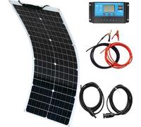Panneau solaire flexible, 150W, charge 18v, kit solaire 12V 50W