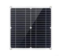 Panneau solaire flexible 20 W 18 V Module haute efficacité avec double sortie USB pour camping-car, bateau, jardin - Chargeur de film PET 280 x 285 mm