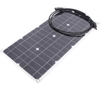 Panneau Solaire Flexible 25W 16V Monocristallin Chargeur de Panneau Solaire Portable pour RVs Yachts Batteries de Voiture 12V