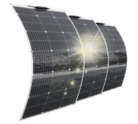 Panneau solaire flexible 300 watts - Monocristallin 12V - Léger - Adapté pour caravane et bateau
