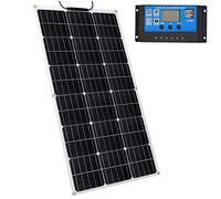 Panneau solaire flexible 400 W 18 V monocristallin semi-flexible pliable mono chargeur hors réseau pour bateau, camping-car, cabine, van, voiture, surfaces inégales