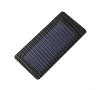 Panneau solaire flexible à film mince 0,3 W 2 V Module en silicone amorphe pliable pour projets de bricolage et petites charges Noir