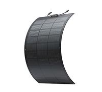 Panneau solaire flexible EcoFlow 100 W pour les toits, camping, balcons | Modules solaires haute efficacité et de niveau d'étanchéité IP68, extrêmement léger et flexible