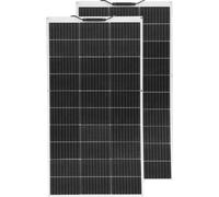 Panneau solaire flexible, haute efficacité, compatibilité polyvalente, kit 200W 12V 24V
