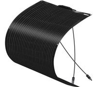 Panneau solaire flexible monocristallin - Puissance : 100 W - Tension : 16,5 V - Dimensions : 109 x 57 x 4 cm - Poids : 3,5 kg - Adapté pour caravane et bateau