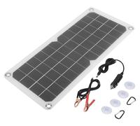 Panneau solaire flexible pour voiture 10W18V rechargeant une batterie 12V, double chargeur USB 5V pour téléphone, sac à dos suspendu extérieur