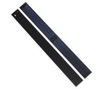 Panneau solaire flexible ultra léger 0,6 W 6 V avec revêtement Etfe pour éclairage de rue extérieur et usage domestique Bleu foncé