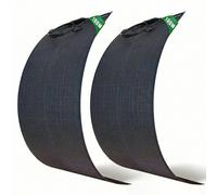 Panneau solaire, haut rendement, conception flexible, lot de 2 panneaux de 100 W
