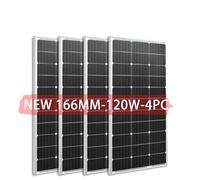Panneau solaire, haute efficacité, conception en verre rigide, panneau blanc de 480W