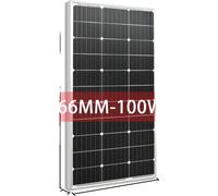 Panneau solaire, haute efficacité, design durable, panneau solaire 100w
