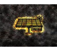 Panneau solaire LED 3D - Panneau solaire - Panneau solaire - Panneau solaire - Lampe solaire - Panneau de société - Panneau solaire - Panneau solaire - Panneau de réflexion - Panneau solaire