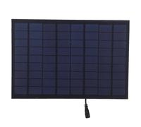 Panneau solaire léger pour une utilisation extérieure, module solaire compact à haut rendement et connectivité avec prise CC, idéal pour les