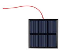 Panneau solaire miniature de 0,7 W et 1,5 V, portable, pour batterie de 1,2 V, dimensions : 2,76 x 2,76 pouces
