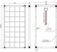 Panneau solaire Mono Ultra SunPower à contact arrière, 120 W, 12 V, panneau solaire, module photovoltaïque avec cadre noir et dos blanc, idéal pour