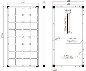 Panneau solaire Mono Ultra SunPower à contact arrière, 120 W, 12 V, panneau solaire, module photovoltaïque avec cadre noir et dos blanc, idéal pour