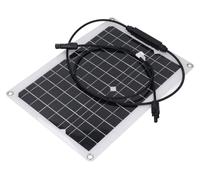Panneau solaire monocristallin - 15 W, 18 V - Compact, dimensions 44x29x3 cm - Flexible - Idéal pour bateau, camping, balcon