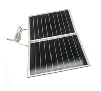 Panneau solaire monocristallin 16W pour caméras de chasse | Chargement efficace, pas besoin de piles supplémentaires, permet aux caméras de fonctionner pendant les aventures