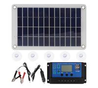 Panneau Solaire Monocristallin 18 W Noir pour Voitures et Camping-cars | Technologie de Revêtement Polyéthylène, Charge de Secours Mobile, Usage Extérieur, pour Élevage et Tourisme