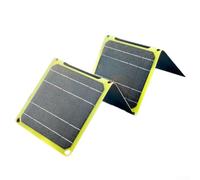Panneau solaire monocristallin 20 W avec revêtement ETFE | Design pliable, deux ports USB, chargement intelligent, s'adapte aux sacs à dos, idéal pour les voyages en camping