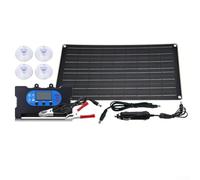 Panneau solaire monocristallin 40 W 12 V 18 V avec contrôleur photovoltaïque à base noire (20 A)