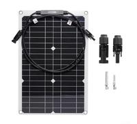 Panneau solaire monocristallin flexible 20 W 18 V, module photovoltaïque pliable étanche pour camping-car, voiture, yacht et camping en plein air