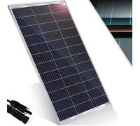 Panneau solaire monocristallin - KESSER - 165 W - 18,22 V - IP65 - Cadre en aluminium - Résistant à la corrosion