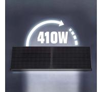 Panneau solaire monocristallin - Panneau pour balcon - Système d'énergie solaire - Panneau durable - Puissance de 410 watts