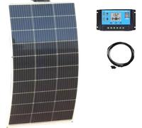 Panneau solaire, monocristallin, wasserdicht, 130w 12v Kit-a