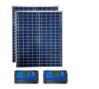 Panneau Solaire Photovoltaïque, 500W 1000W 12V | Kit D'énergie Solaire Avec Contrôleur 100A(2PC 2Controller kiTS)