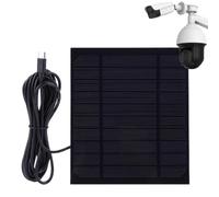 Panneau Solaire Photovoltaïque pour Caméra De 6 W, Fonctionnement Économe | Fonctionnement Économe En Énergie Pour Le Contrôle De Sécurité À L'Extérieur