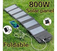 Panneau solaire pliable 6 plis 800W 20 w/h panneaux solaires portables chargeur USB 5V DC alimentation complète panneau solaire alimentation mobile 6-fold solar panel