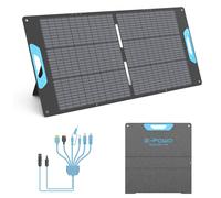 Panneau solaire pliable de 110 W, USB-C PD 65 W, USB-A QC 3.0, indice de protection IP67