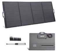 Panneau solaire pliable de 400 W, monocristallin, avec connecteurs MC4, étanche IP67, idéal pour le camping