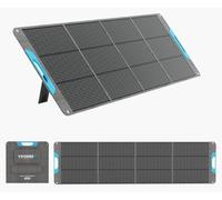 Panneau solaire pliable - Énergie portable - Recharge hors réseau - Haute efficacité des cellules - 200 watts - Noir et bleu