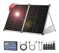 Panneau Solaire Pliable, Haute Puissance, Design Portable, 100W