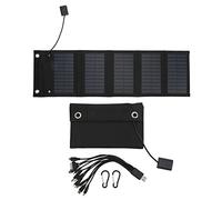 Panneau Solaire Pliable Portable, Pack de Panneau Solaire Pliable 25 W IP65 étanche Anti oxydation Avec Câble USB pour Caméras de Surveillance, Camping, Téléphone, Tablette, Ordinateurs Portables