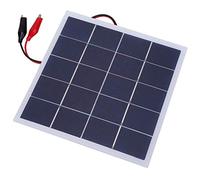 Panneau solaire polycristallin 4 W 5 V 172 x 175 x 2 mm pour projets de | Panneau solaire en polysilicium compact et léger 4 W 5 V pour une utilisation mobile de bricolage avec régulation de tension