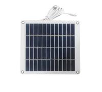 Panneau solaire polycristallin 5 W 12 V haute efficacité pour la randonnée en plein air, chargement de faible lumière, transportable et permanent, solaire transportable