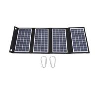 Panneau solaire portable 30 W 5 V chargeur de panneau solaire pliable avec deux sorties USB haute efficacité de conversion monocristallin résistant à l'eau pour le camping en