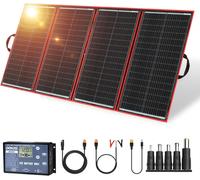Panneau solaire portable - Chargeur solaire pliable - Chargeur solaire mobile - Batterie externe pour l'extérieur - Énergie solaire pour les voyages