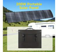 Panneau solaire portable - Chargeur solaire pliable - Générateur solaire mobile - Panneau solaire pour l'extérieur
