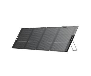 Panneau solaire portable double face EcoFlow 220 W noir, design pliable, IP68, connecteur XT60