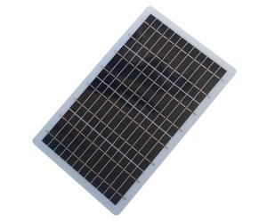 Panneau solaire portable - Panneau solaire portable 50 W 6 V - Pour la maison, la cour, le jardin, dispositif à angle de lumière réglable, intérieur, extérieur, pompe à eau, jouet, usage quotidien