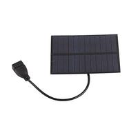 Panneau solaire portable, panneau solaire portable extérieur, 5 W 5 V, petite taille, kit de panneau solaire léger avec prise USB pour téléphones portables, MP3, panneaux solaires