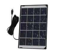 Panneau solaire portable - Power Bank solaire 30 W 5 V avec panneau USB haute efficacité avec câble pour téléphone, appareil photo, lanterne, ventilateur, urgence, voiture, tente, randonnée, camping