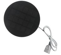 Panneau Solaire Portatif 5V Recharge Téléphone - Chargeur Batterie Secours Extérieur Pliable USB | Alimentation Urgence Randonnée Camping Voyage | Cellule Photovoltaïque Compacte Compatible