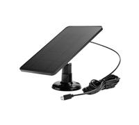 Panneau solaire pour appareil photo - Adaptateur de charge rapide 10 W | Panneaux solaires pour camping-car pour maison, balcon, arrière-cour, garage, allée extérieure