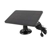 Panneau Solaire pour Caméra de sécurité, Chargeur Solaire étanche 4W 5V,Chargeur de Panneau Solaire pour Caméra Arlo Pro 4 Ultra 2 Pro 3 Ultra Pro 5S Pro 3, Support Réglable à