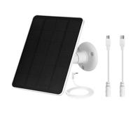 Panneau solaire pour caméra de sécurité extérieure, 5 W, étanche, chargeur, anneau, projecteur, Cam Plus/Pro